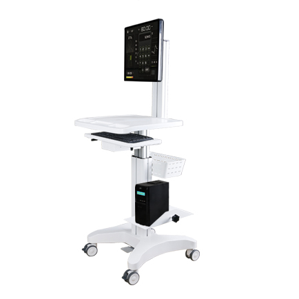 Gas Lift Mobile Medical Computer Workstation